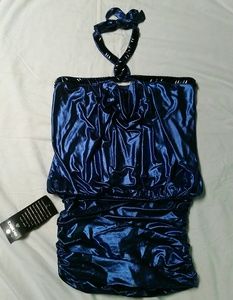 NWT Bebe Mini Halter Dress